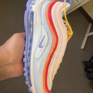 brand new in original box.Womens Nike Air Max 97 size 8.Color:grey,light thistle